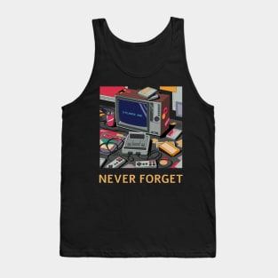 Never Forget Player One Game Tank Top